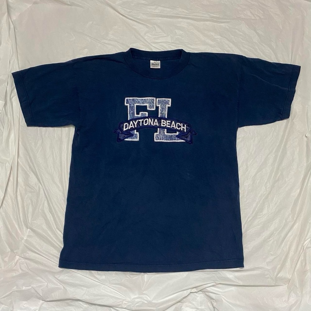 Vintage navy blue Daytona beach Florida shirt